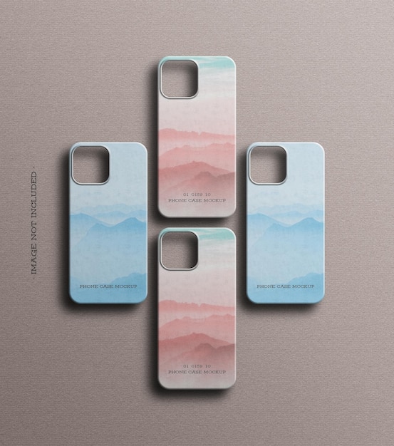 Mockup di custodia per cellulare