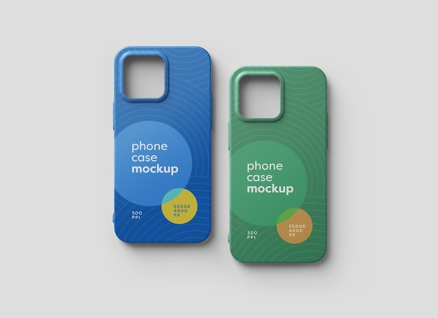 Mockup custodia per telefono cellulare