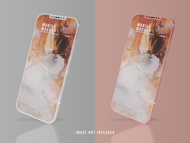 Mobile Phone Mockup Design PSD