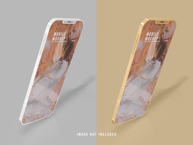 Mobile Phone Mockup Design PSD