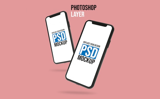 Mobile phone mockup design