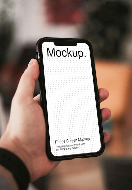 Mobile phone mockup