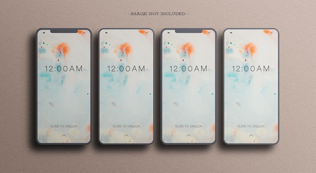 Mobile phone mockup