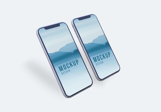 mobile phone realistic 3d mockup