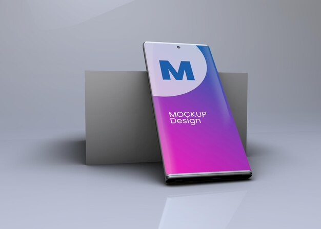 Design del mockup dello schermo del telefono cellulare psd