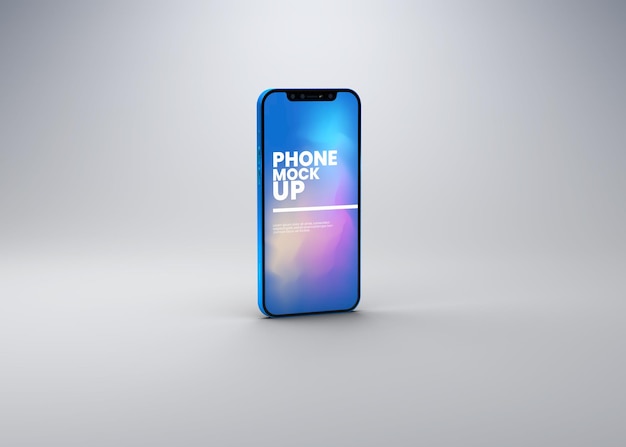 Mobile phone screen mockup psd digital device