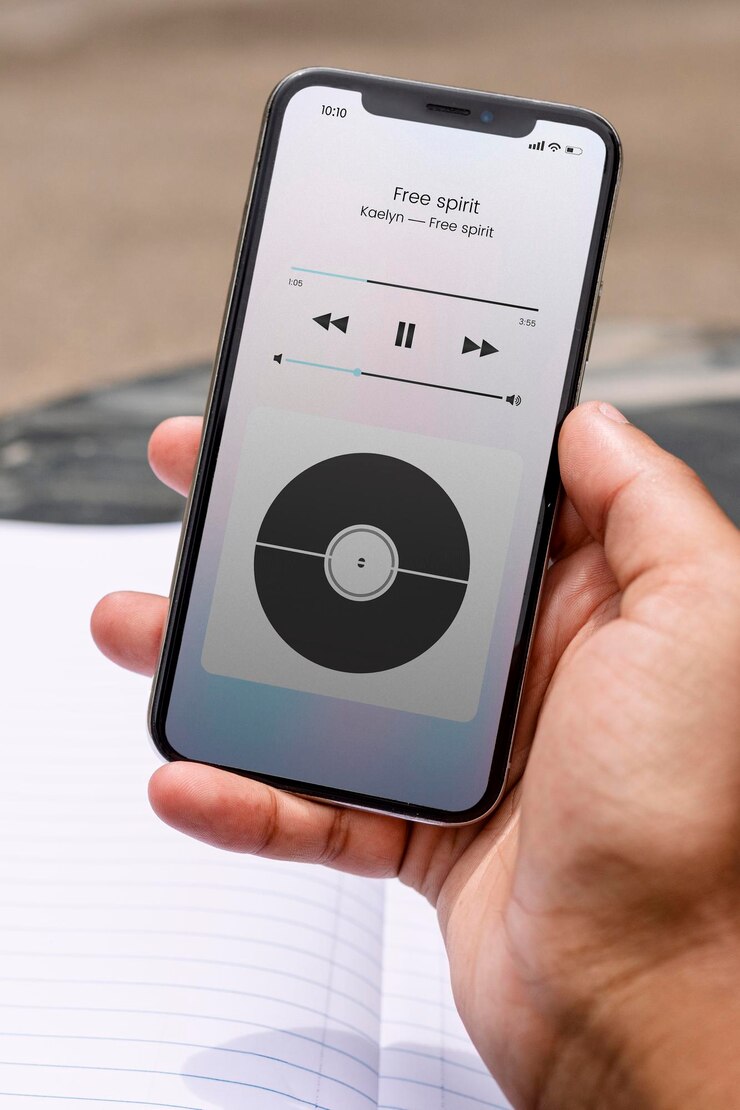 PSD mobile phone screen mockup psd