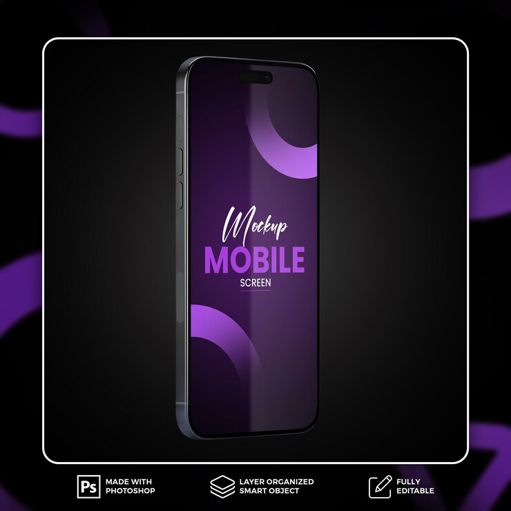 Mobile Phone Screen Mockup