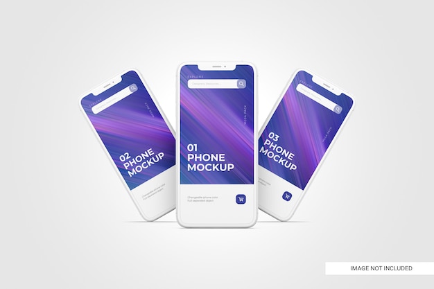 mobile phone screen mockup