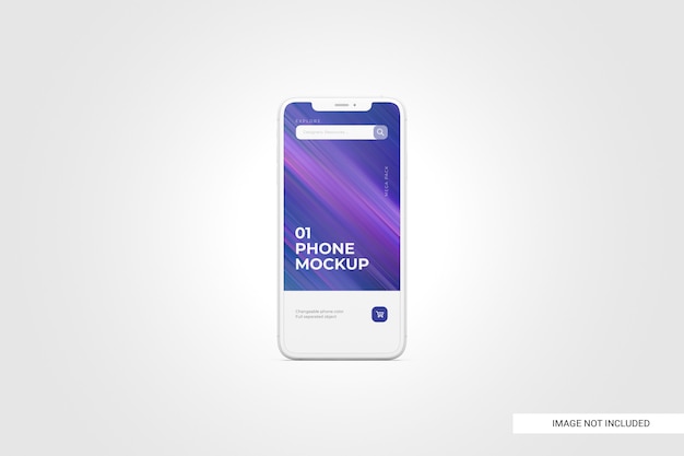 mobile phone screen mockup