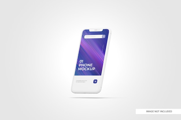 Mobile phone screen mockup