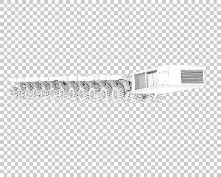 PSD mobile platform isolated on transparent background 3d rendering illustration