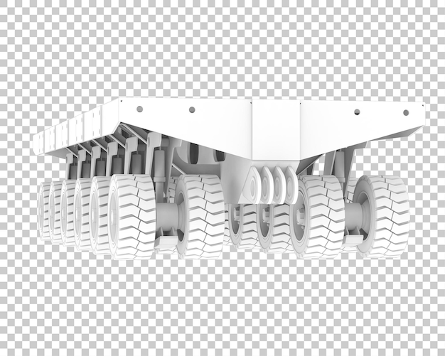 PSD piattaforma mobile isolata su sfondo trasparente illustrazione del rendering 3d