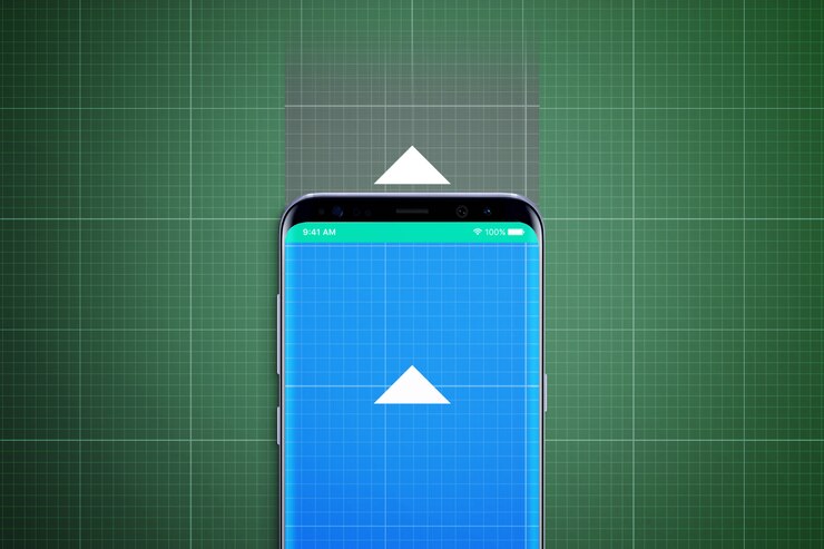 PSD mobile screen mockup