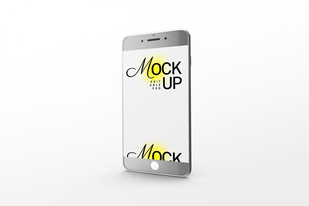 PSD mobile smartphone mockup template psd design