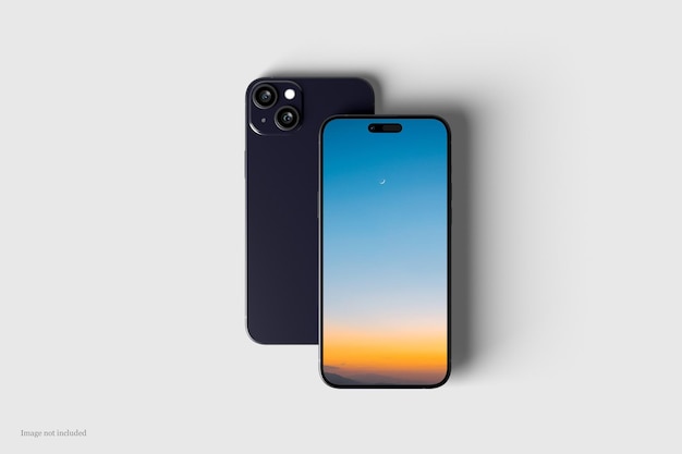 Mobile smartphone mockup