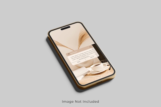 PSD mockup di telefono cellulare smartphone