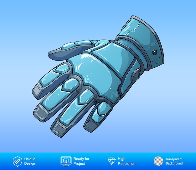 PSD Значок мобильной игры: вода, синие рыцари, перчатки, игра, 2d актив