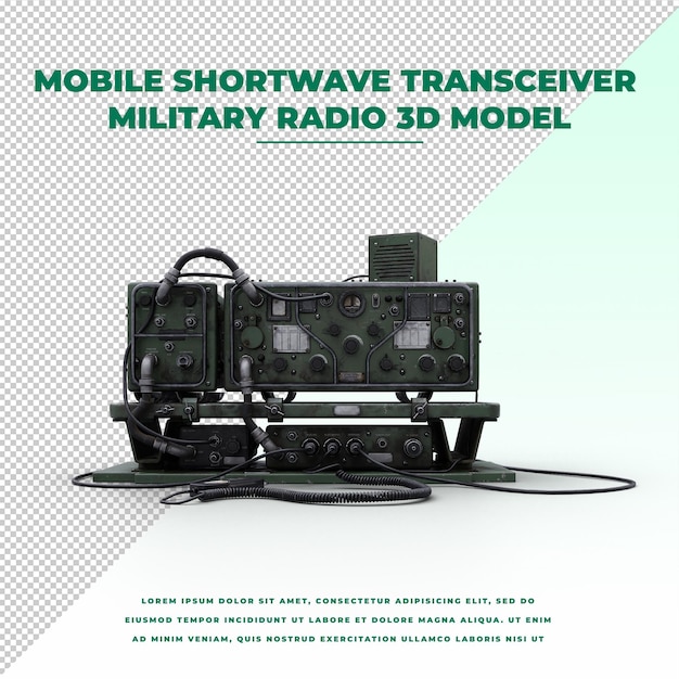 Mobilny Krótkofalowy Nadajnik-odbiornik Wojskowy