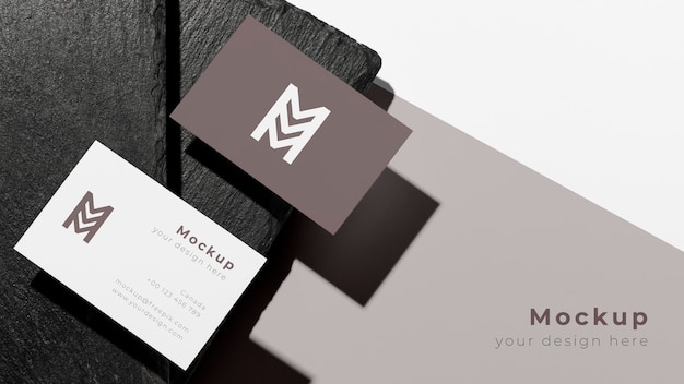 PSD mock-up business card assortment