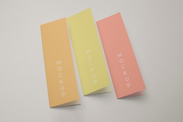 mock-up design for business brochure