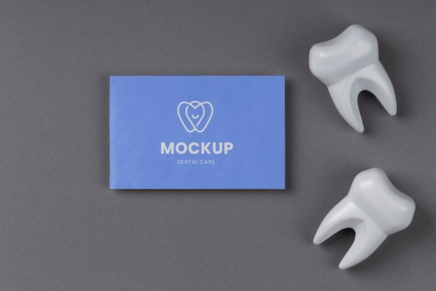 PSD mock-up design of dental business card