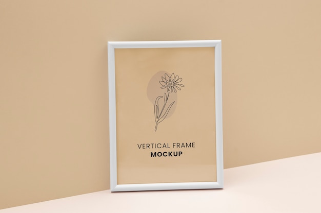 PSD mock-up design for vertical frame