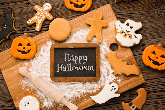 mock-up halloween treats process
