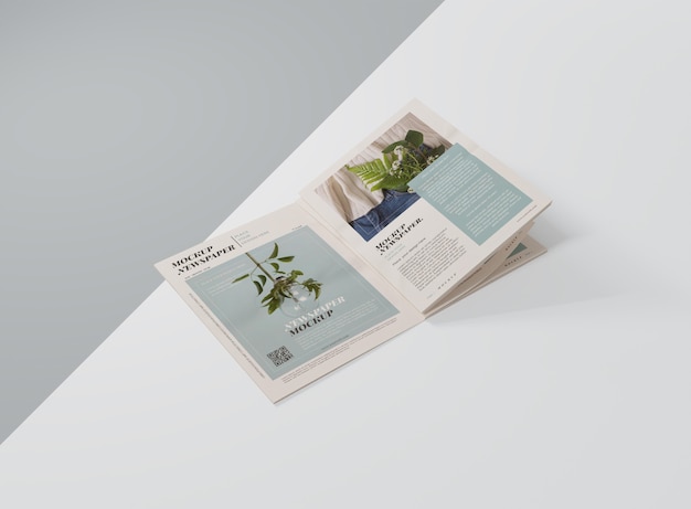 Mock-up per giornale