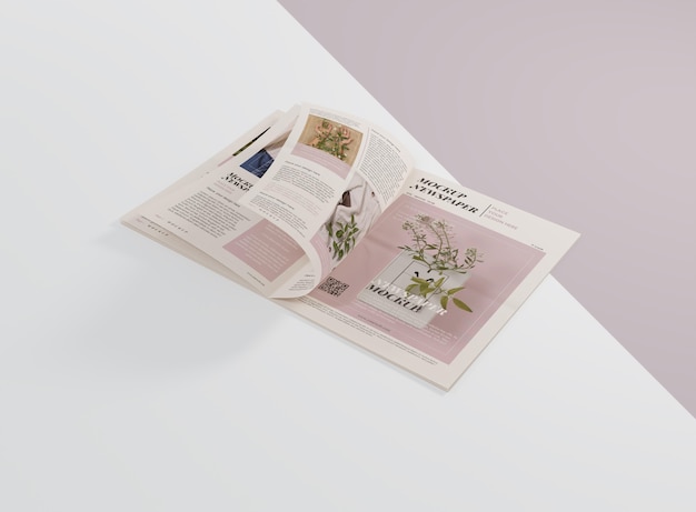 Mock-up per giornale