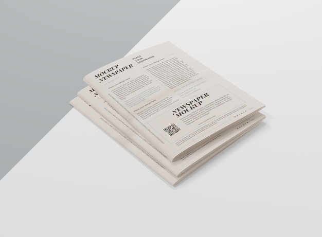 PSD mock-up per giornale