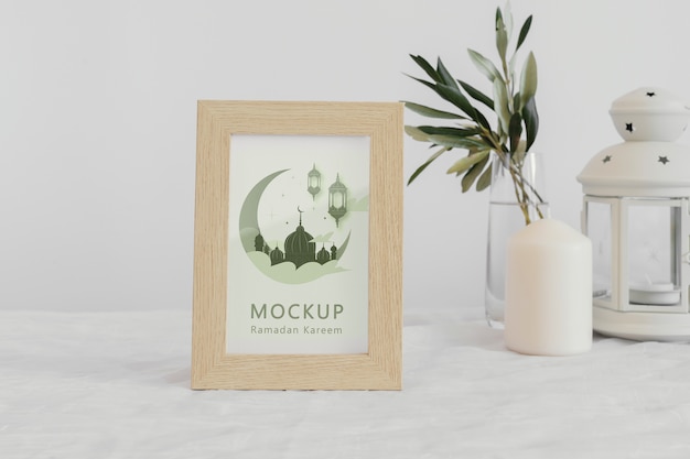 PSD mock-up ramadan frame-arrangement