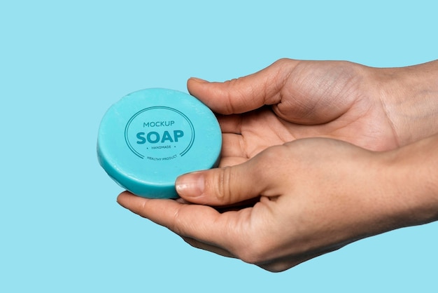 Mock up soap for washing hands