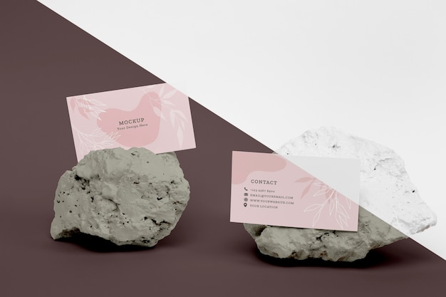 PSD mock up stones