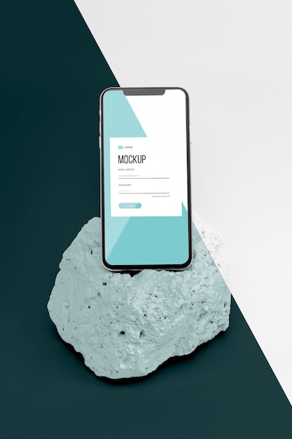 PSD mock up stones