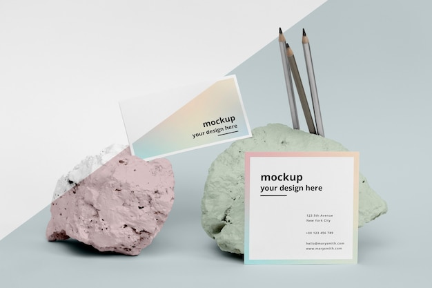 PSD mock up stones