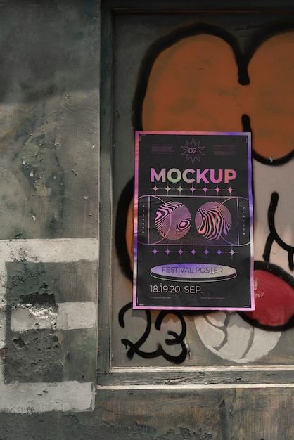Mock-up van de festivalposter