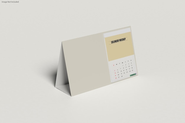 Mock-up van de kalender
