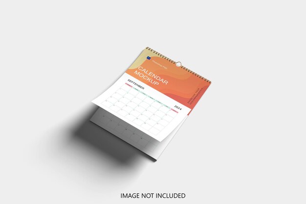 PSD mock-up van de muurkalender