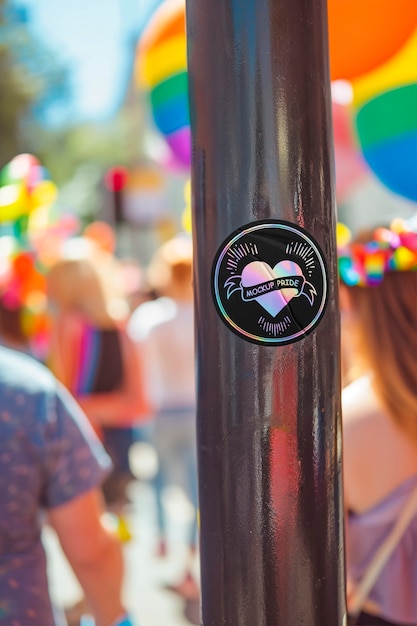 PSD mock-up van de pride day viering