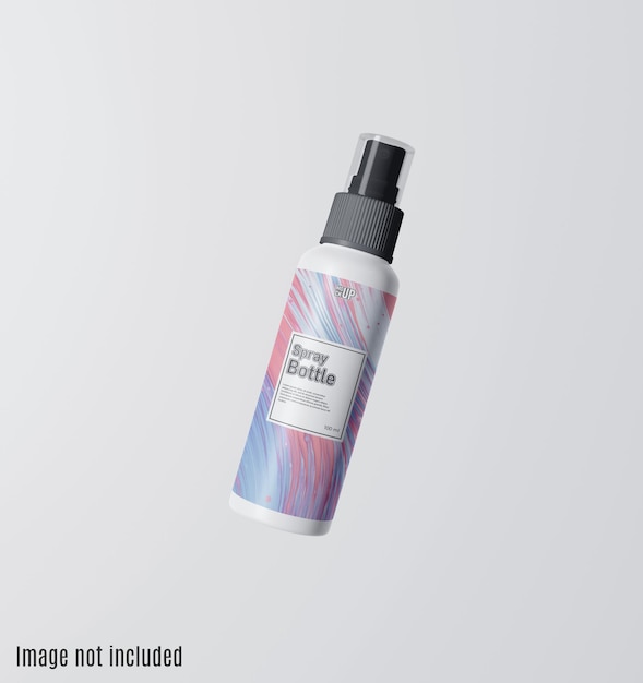 PSD mock-up van de sprayfles