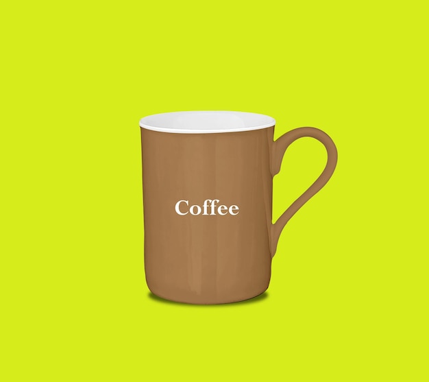 mock-up van een koffiekop