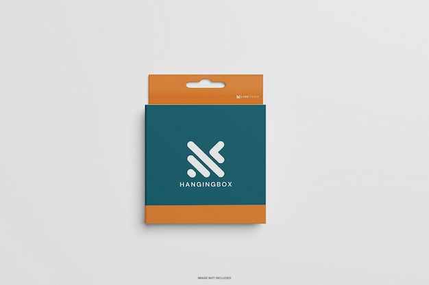 PSD mock-up van een ophangdoos