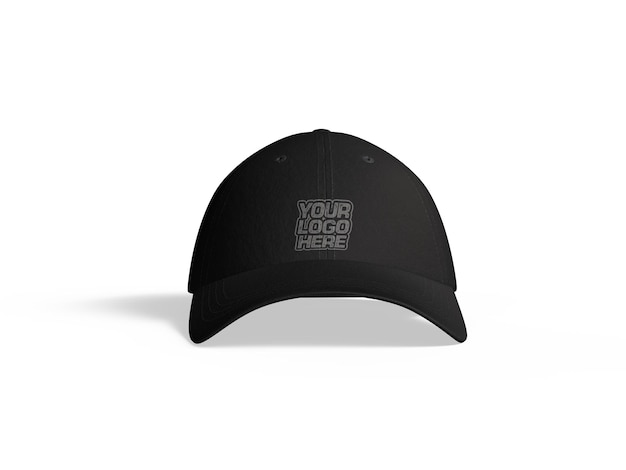Mock-up van het logo van de pet