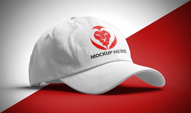 Mock-up van het logo van White Cap
