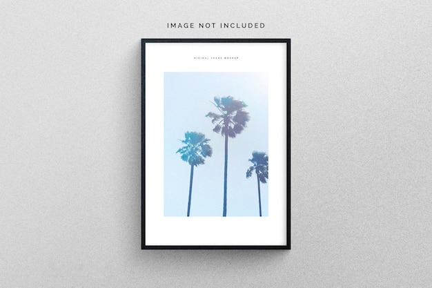 Mock-up van het posterframe
