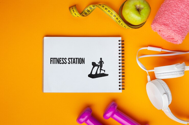 PSD mock-up with fitness class equipment
