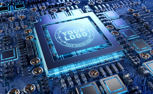 Mockup af GPU-logo