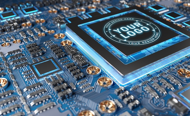 Mockup af GPU-logo