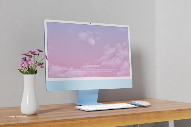 Mockup av datamaskin Dekstop